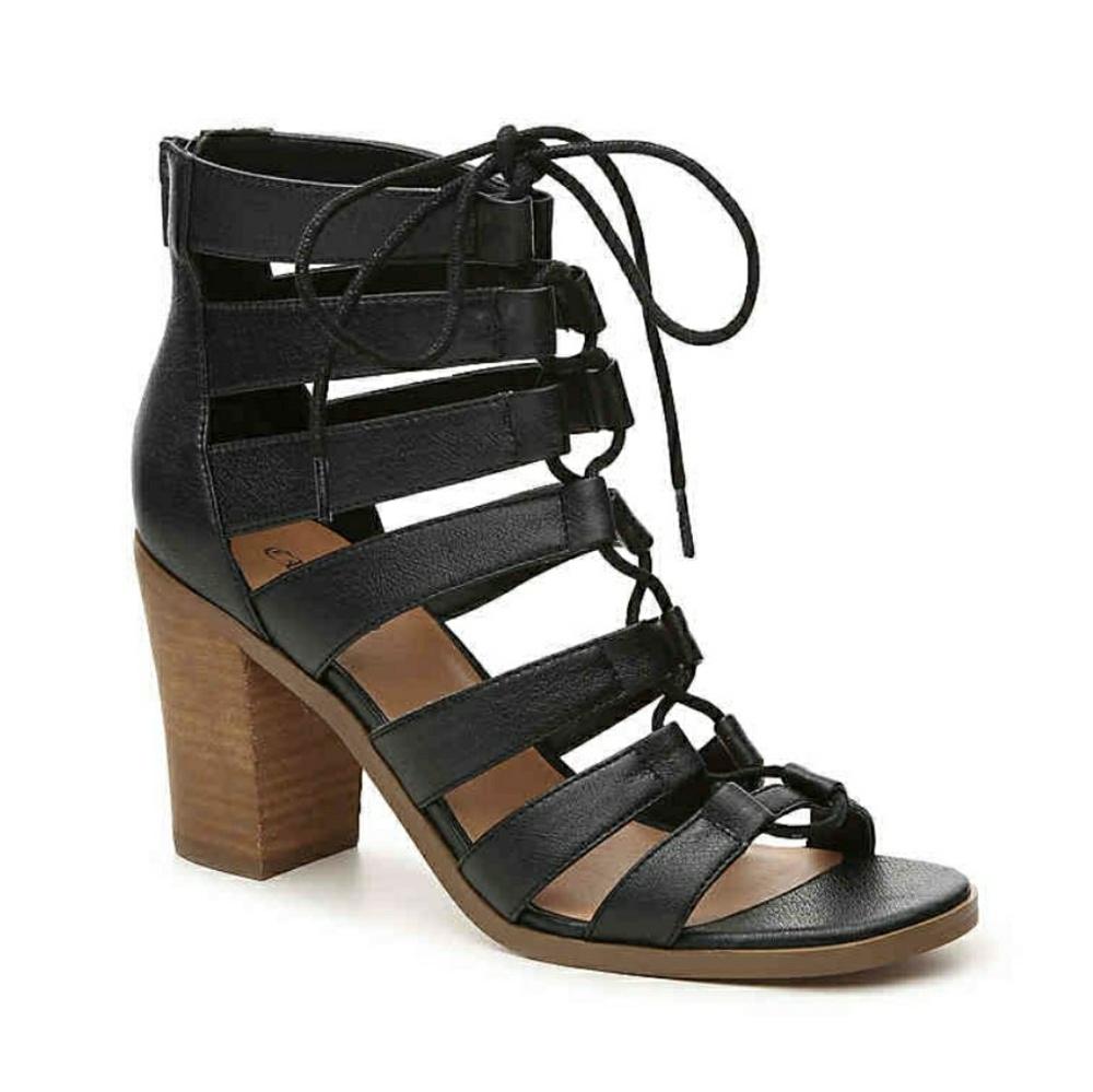 Crown Vintage Black Danny-Cv Heels - Picture 2 of 8